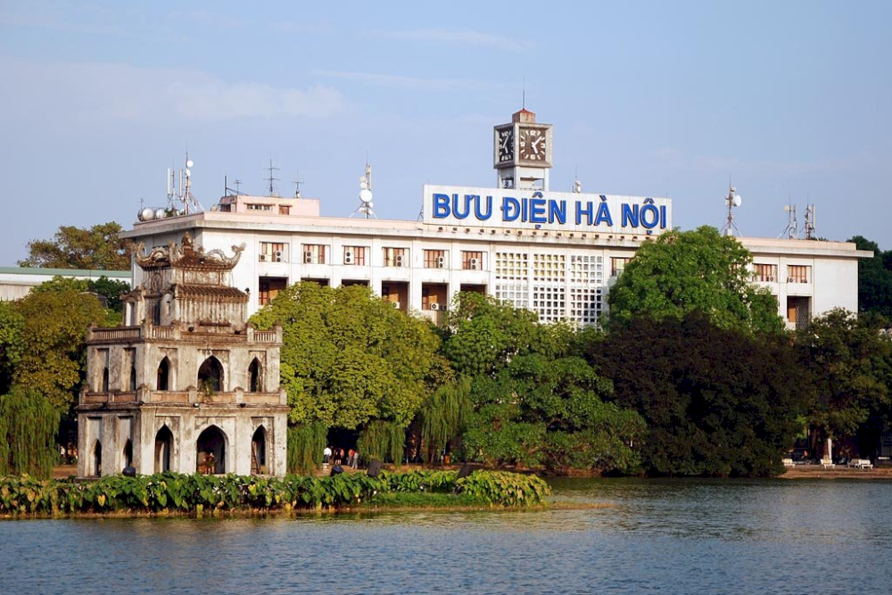 Hanoi Post Office was chosen as the zero milestone